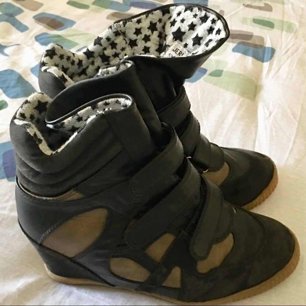 Penny Sue 🤩 High Top Wedge Sneakers